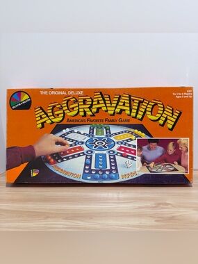 VTG 1987 Aggravation Board Game The Original Deluxe Selchow & Righter Complete